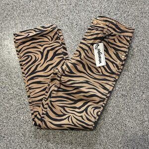 Wrangler Jeans Womens 27x28 Wild West 603 Straight High Rise Purr Tiger Print